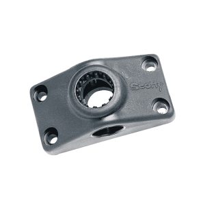SCOTTY 241-GR COMBINATION SIDE OR DECK MOUNT - GREY