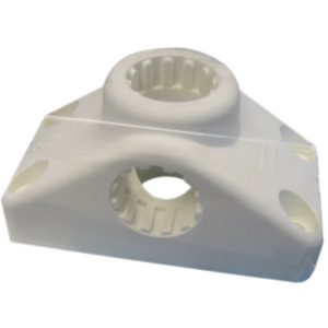 SCOTTY 241-WH COMBINATION SIDE / DECK MOUNT - WHITE