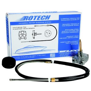 UFLEX ROTECH09FC ROTECH 9FT ROTARY STEERING PACKAGE - CABLE, BEZEL, HELM