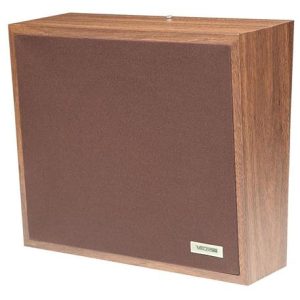VALCOM V-1063A Talkback Wall Speaker - Walnut
