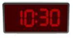 VALCOM V-DW11040B 4in. Wireless Digital Clock 110V