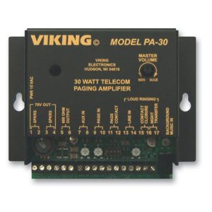 VIKING PA-30 30 Watt Telecom Paging Amp