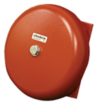 WHEELOCK 43T-G10-24-R AC VIB Bell Indoor/Outdoor 24VAC 10in. Shell Red
