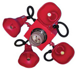 WHEELOCK STH-4R SPKR Cluster 4 STH-15-SR Steel Enclosure Rd