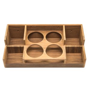 WHITECAP 62550 TEAK BAR RACK