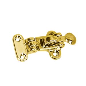 WHITECAP S-054B ANTI-RATTLE HOLD DOWN - POLISHED BRASS