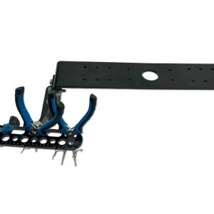 BOBS MACHINE 110-600000 Multi Function Display Mounting Kit; For Use To Mount Bobs Multi-Function Display To Bow Of The Boat; Anodized; Black
