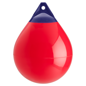 POLYFORM A-4-RED 20.5FT DIAM. - 64.4FT CIRCUM. BUOY; A-4 Model; 20-1/2 In Diameter x 27 In Length; 1-1/8 In Rope Eye Diameter; Red; PVC; With Bar Code; For Boats 50 Feet To 60 Feet In Length