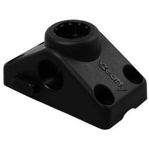 SCOTTY 241L-BK LOCKING COMBINATION SIDE OR DECK MOUNT - BLACK