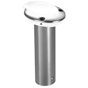 ATTWOOD 66364W7 STANDARD SERIES ROD HOLDER - 0° - WHITE INSERT