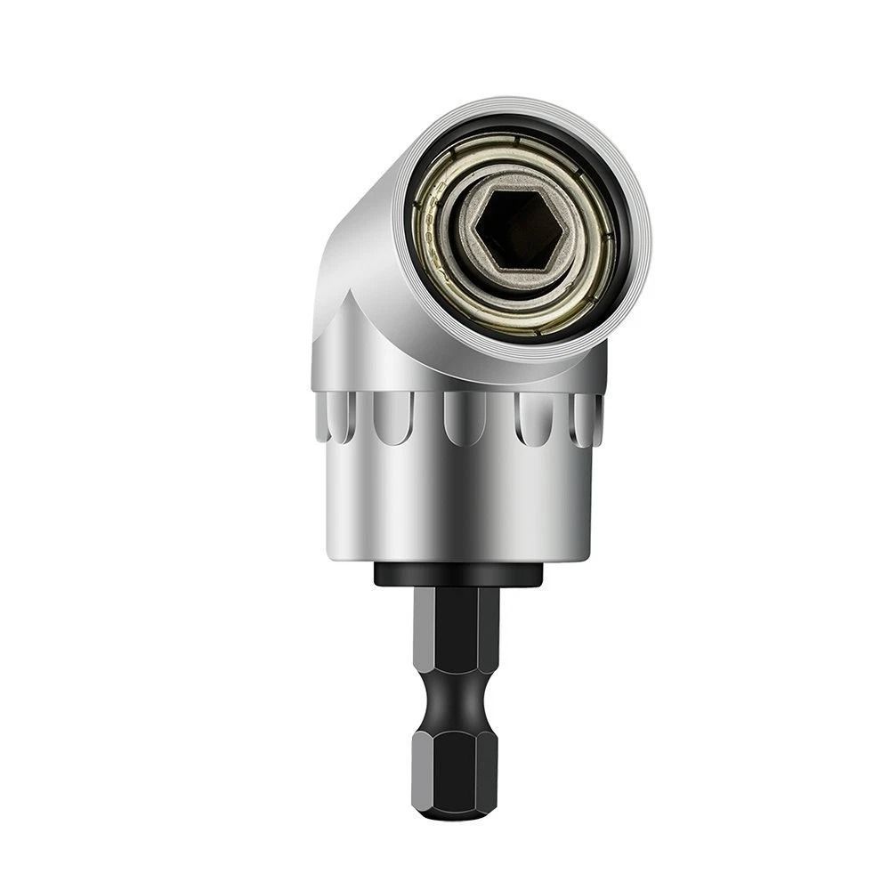 105° Angle Drill Bit Extension Right Angle Screwdriver Adapter for Tight Spaces