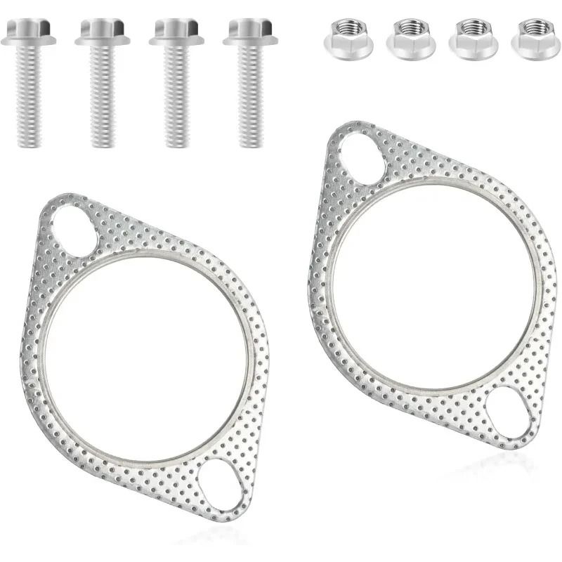 2.5-Inch 2-Bolt Car Exhaust System Gasket Kit
