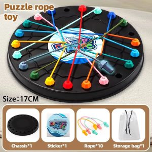 2025 Kids Rope Knot Decoding Logic Training Puzzle Toy