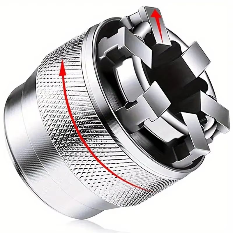 Adjustable Universal Socket Wrench - 10-19mm Multi-Function Grip Adapter