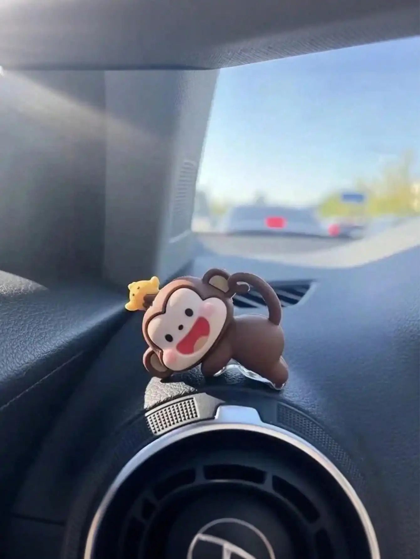 Adorable Mini Monkey Car Ornament