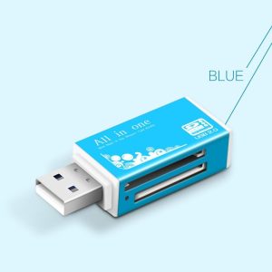 All-in-1 USB Memory Card Reader for SD Micro SD MS Pro Duo High Speed Adapter