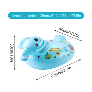 Animal Adventure Kids Pool Float Inflatable Pool Swim Ring for Beach & Pool Fun