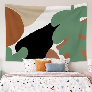 Color Abstract Pattern Room Decoration Wall Tapestry - 83x59inch (2.1x1.5M)