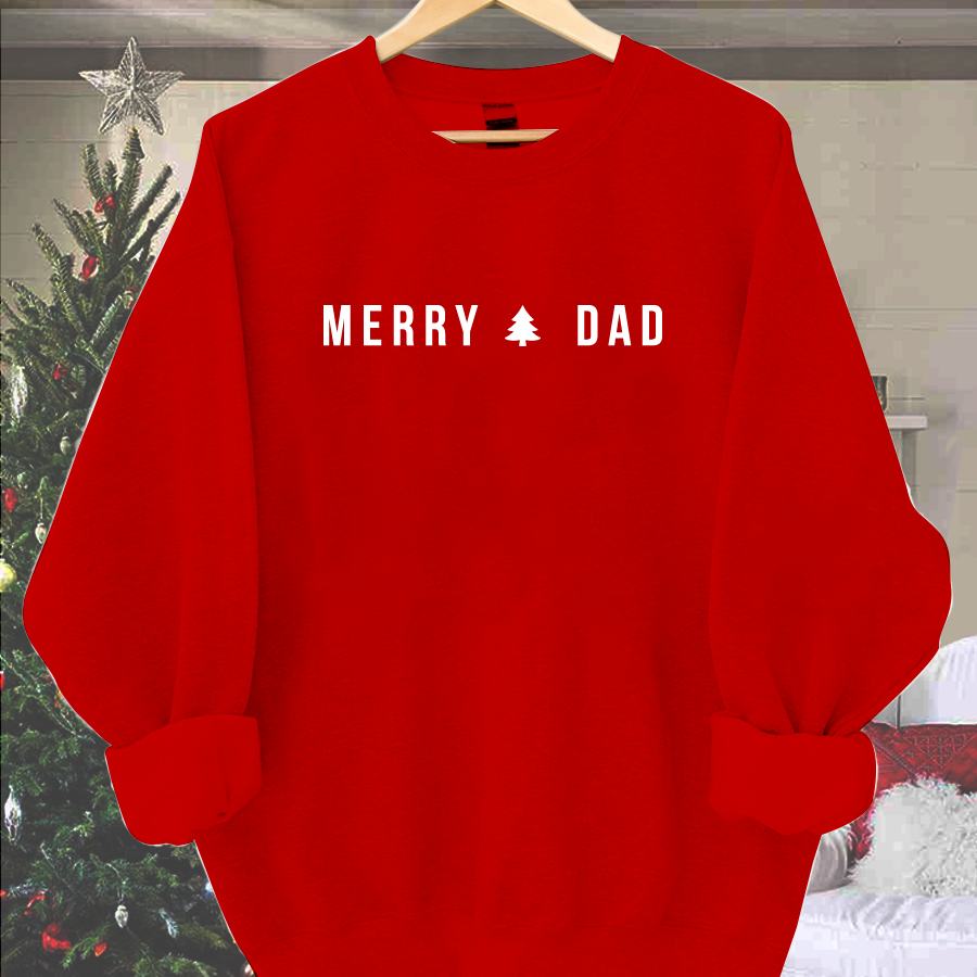 Customized Merry Mama Christmas Gift Sweatshirt - Red / S