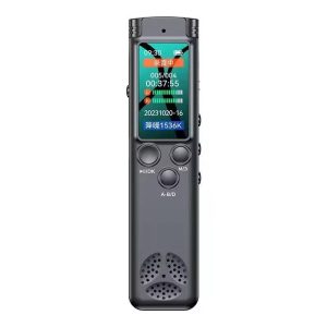 Digital Voice Recorder with Noise Reduction, Color Screen and One-Touch Recording