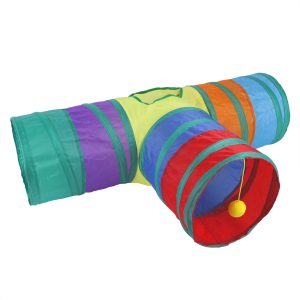 Foldable Cat Tunnel Toy: Interactive Fun for Kittens and Rabbits