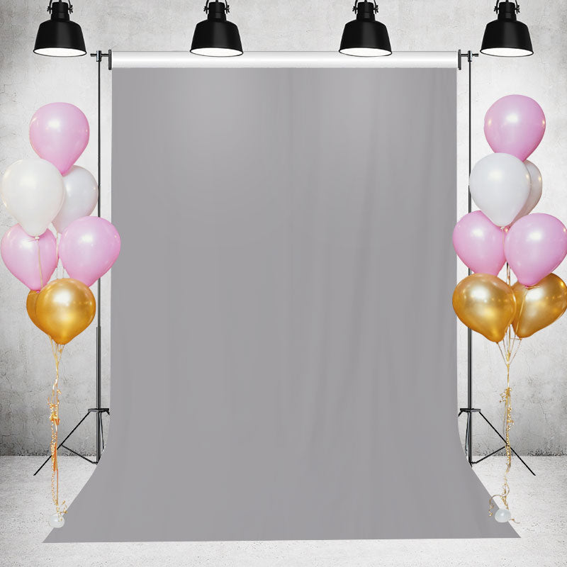 Grey Solid Simple Party Backdrop for Photo - 3X5FT(1X1.5M)