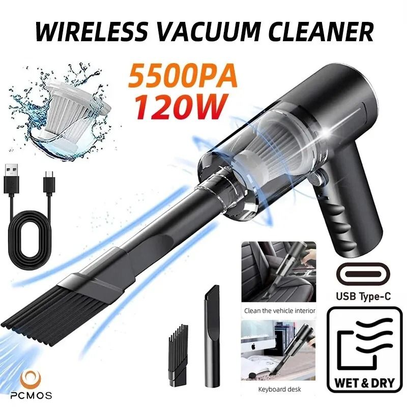 High-Power Wireless Dual-Use Vacuum Cleaner