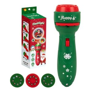 Kids Flashlight Projector Toy Educational Cartoon Image Learning Lamp