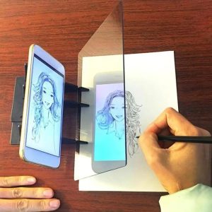 Kids LED Drawing Projector Board Tracing Sketch Learning Kit