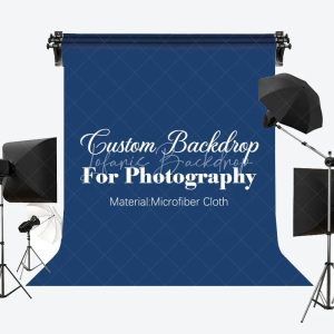 Lofaris Custom Microfiber Cloth Photography Backdrop Personalized Text Color - 5X3FT(1.5X1M)