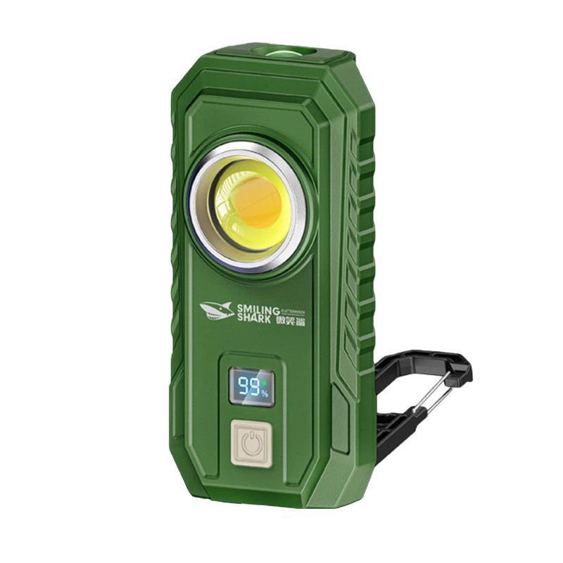 Magnetic LED Work Light with Digital Display and Adjustable Hook Stand