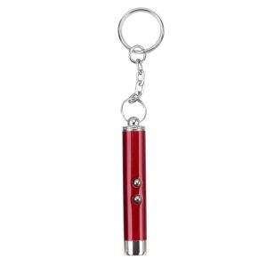 Mini Cat Keychain Fun Pointer: LED Training Torch & Tickle Toy Flashlight
