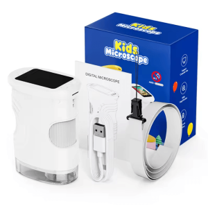Mini Kids Digital Microscope with 2 Screen - 1000x Zoom Handheld Learning Camera