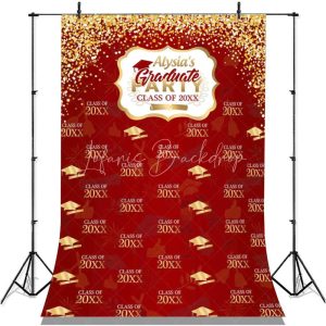 Personalized Classic Graduation Party Prom Backdrop - 3X5FT(1X1.5M)