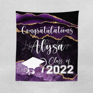 Personalized Graduation Party Backdrop Decor - 5X3FT(1.5X1M)