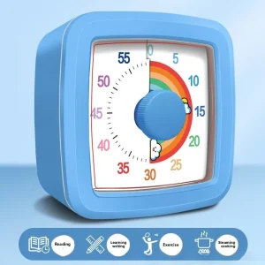 Pomodoro Timer for Kids Visual Digital Countdown Clock for Studying, Kitchen, and Time Management
