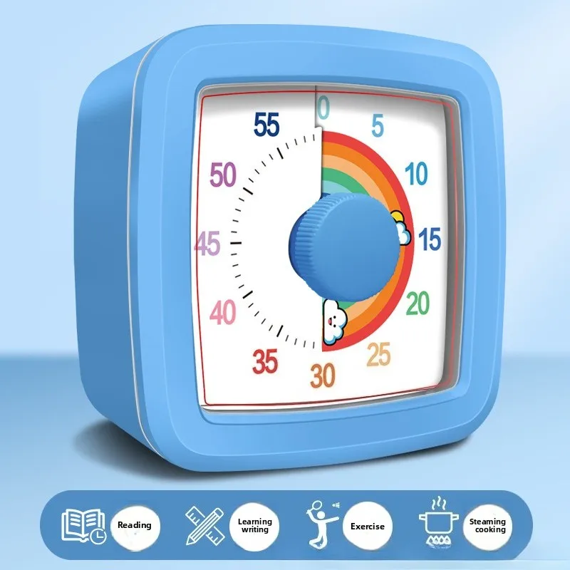 Pomodoro Timer for Kids Visual Digital Countdown Clock for Studying, Kitchen, and Time Management
