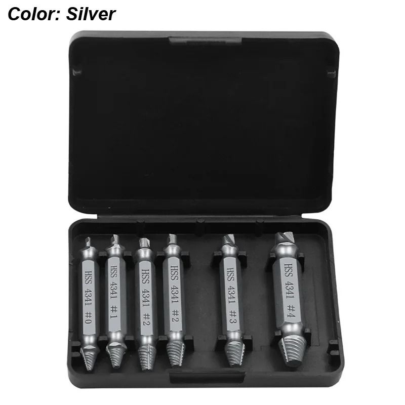 ProGrip Damaged Screw Extractor Set HSS Drill Bit Broken Bolt Remover Kit