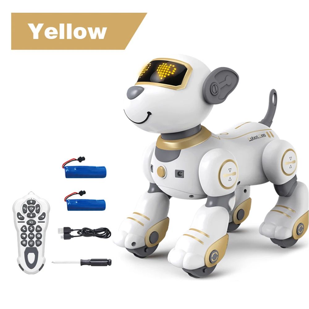 Smart RC Robot Dog Toy for Kids with Dancing Stunts & Interactive Remote Control