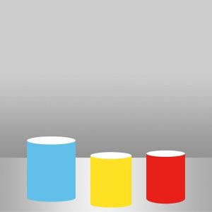 Solid Color Simple Cute Backdrop Cake Table Cover Kit - Only 3 Cylinder Covers