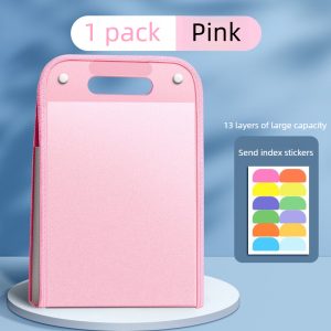 StudySort Large Capacity Accordion File Organizer for Students