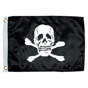 TAYLOR MADE 1818 12X18 JOLLY ROGER NOVELTY FLAG