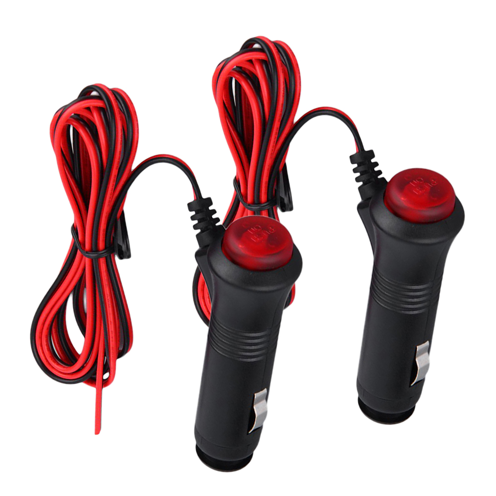 Universal Car Power Adapter Cable with Switch Cigarette Lighter Connector