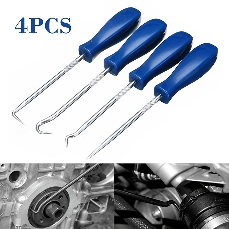 4-Piece Automotive Precision Pick & Hook Tool Set