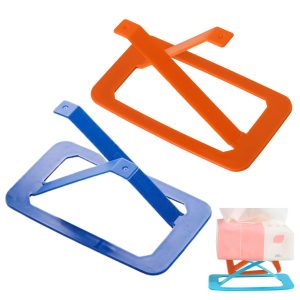 Automatic Tissue Box Spring Holder for Easy Paper Access