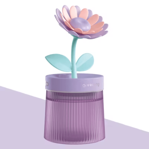 BloomMist Portable USB Humidifier and Aroma Diffuser with Colorful Light
