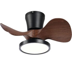 Ceiling Fan with LED Light - Large Air Volume, Remote Control for Dining Room