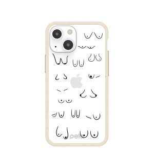 Clear Sister iPhone 13 Mini Case With London Fog Ridge