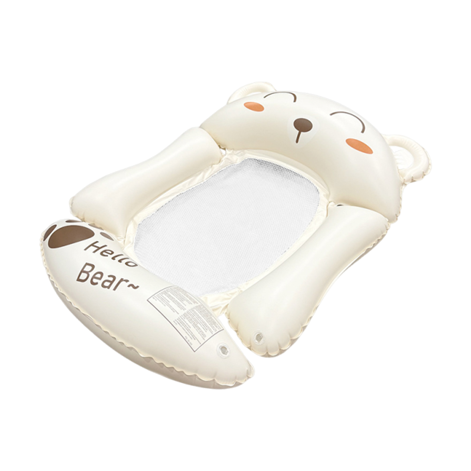 Cute Animal Inflatable Pool Float Large Pool Lounger Floating Bed for Summer Pool & Beach Fun
