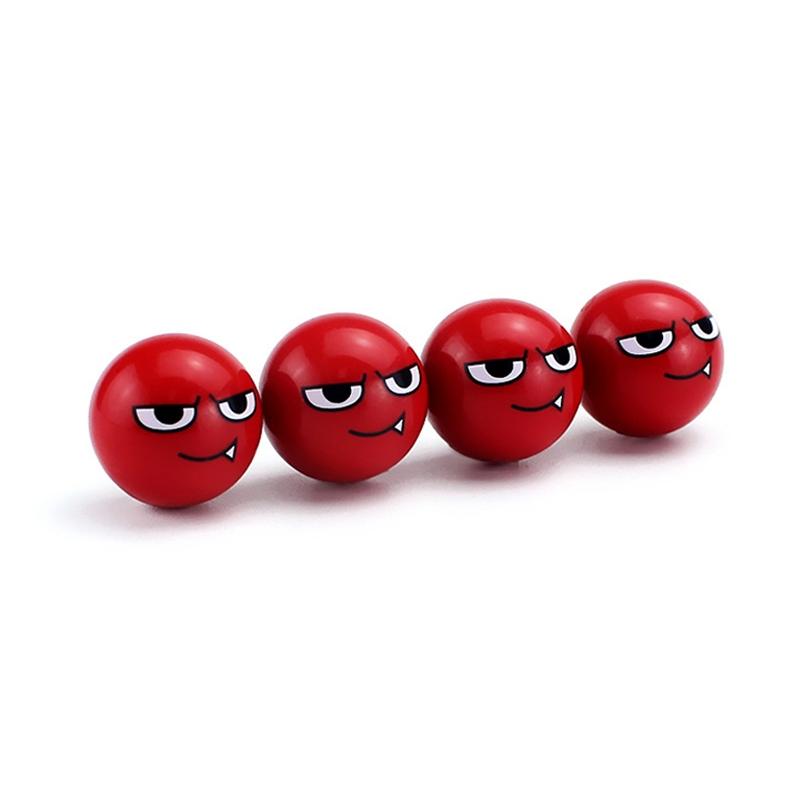 Devil Ball Tire Valve Caps Universal Automotive Valve Stem Caps